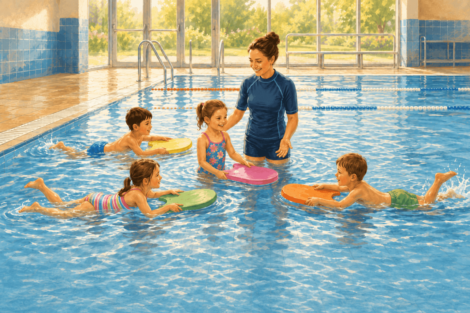Kinderschwimmen, Schwimmschule Aquanina
