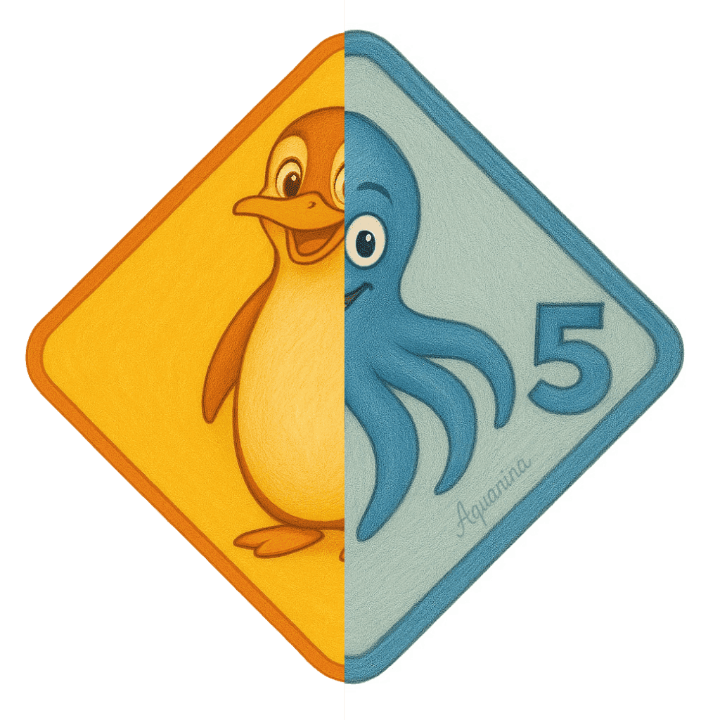 Pinguin / Tintenfisch – Hallenbad Allmend – Schwimmschule Aquanina